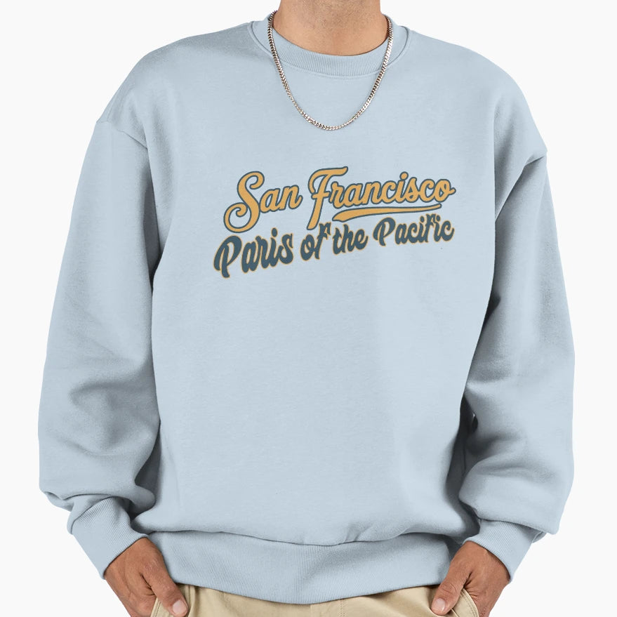 San Francisco Usa California Sweatshirt - Trendy Graphic for Adults - T-Shirt, Sweatshirt, Hoodie
