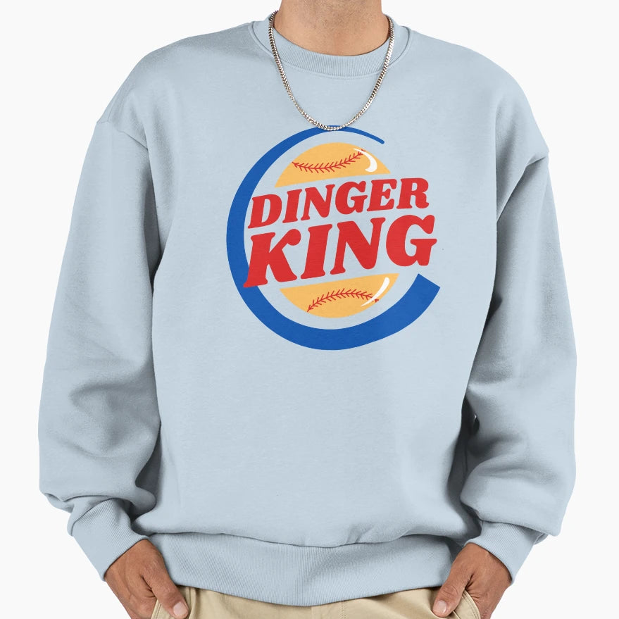 Dinger King Sweatshirt - Casual Everyday Wear Men Women - T-Shirt, Sweatshirt, Hoodie