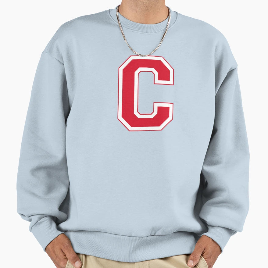 Red Varsity Letter C Sweatshirt - Novelty Apparel Unisex - T-Shirt, Sweatshirt, Hoodie
