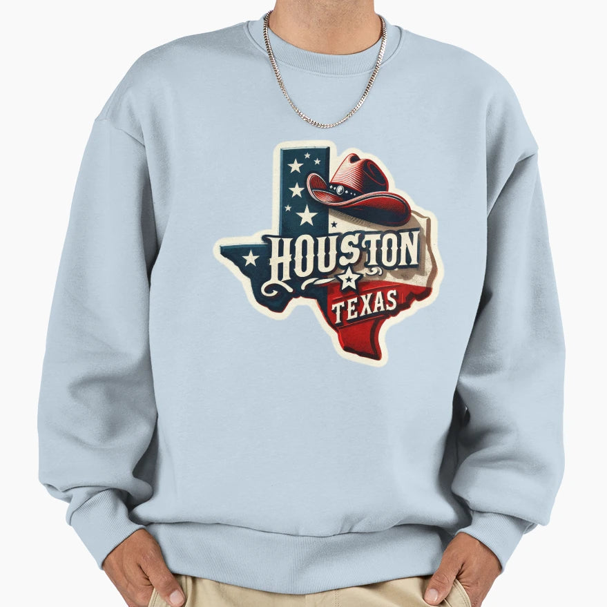 Houston Texast T-Shirt - Novelty Apparel for Adults - T-Shirt, Sweatshirt, Hoodie