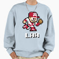 Los Angeles 8 Bit Player Sweatshirt - Casual Everyday Wear Men Women - T-Shirt, Sweatshirt, Hoodie