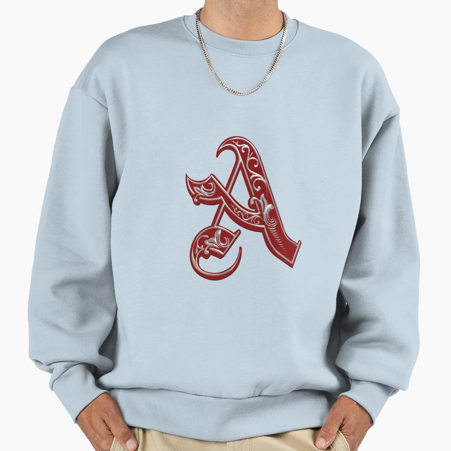 Letter Sweatshirt - Trendy Graphic Men Women - T-Shirt, Sweatshirt, Hoodie