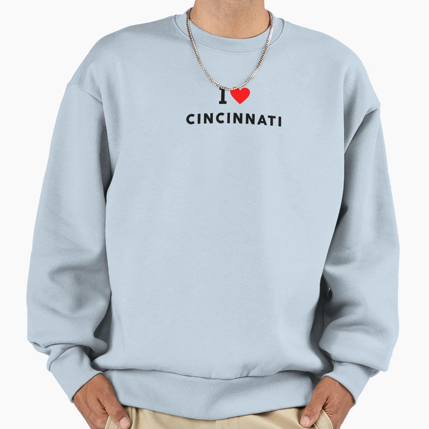 Cincinnati Usa Sweatshirt - Casual Everyday Wear Unisex - T-Shirt, Sweatshirt, Hoodie