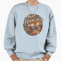San Francisco Cityscape Travel Art Sweatshirt - Unique Graphic Unisex - T-Shirt, Sweatshirt, Hoodie