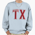 Abbreviated Texas Sweatshirt - Trendy Graphic Unisex - T-Shirt, Sweatshirt, Hoodie