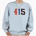 San Francisco 415 Sweatshirt - Aesthetic Graphic for Adults - T-Shirt, Sweatshirt, Hoodie