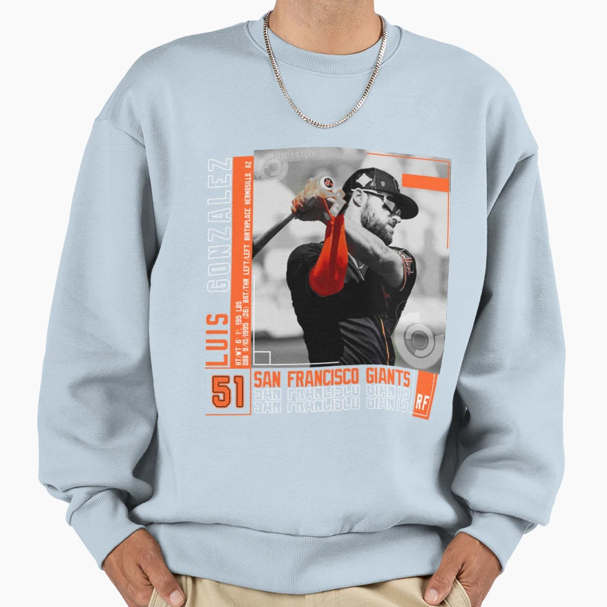 Luis Gonzalez Baseball Sweatshirt - Unique Graphic Unisex - T-Shirt, Sweatshirt, Hoodie