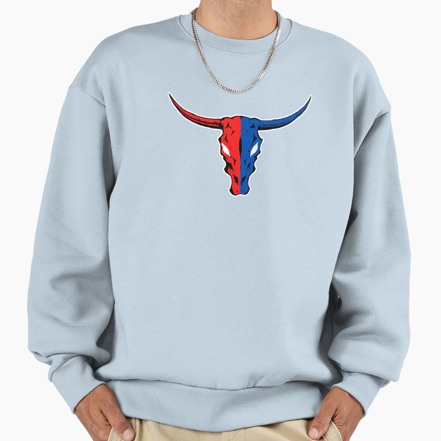 Longhorn Skeleton Birthday Gift Sweatshirt - Casual Everyday Wear Unisex - T-Shirt, Sweatshirt, Hoodie
