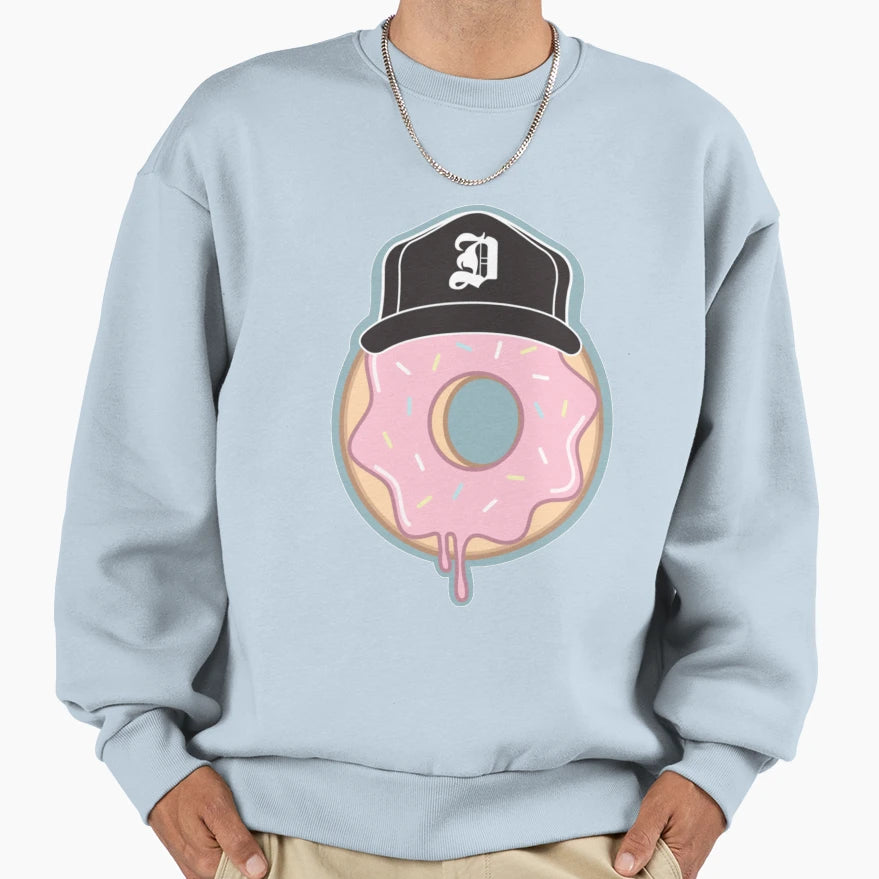 Dilla Donuts Sweatshirt - Novelty Apparel Unisex - T-Shirt, Sweatshirt, Hoodie