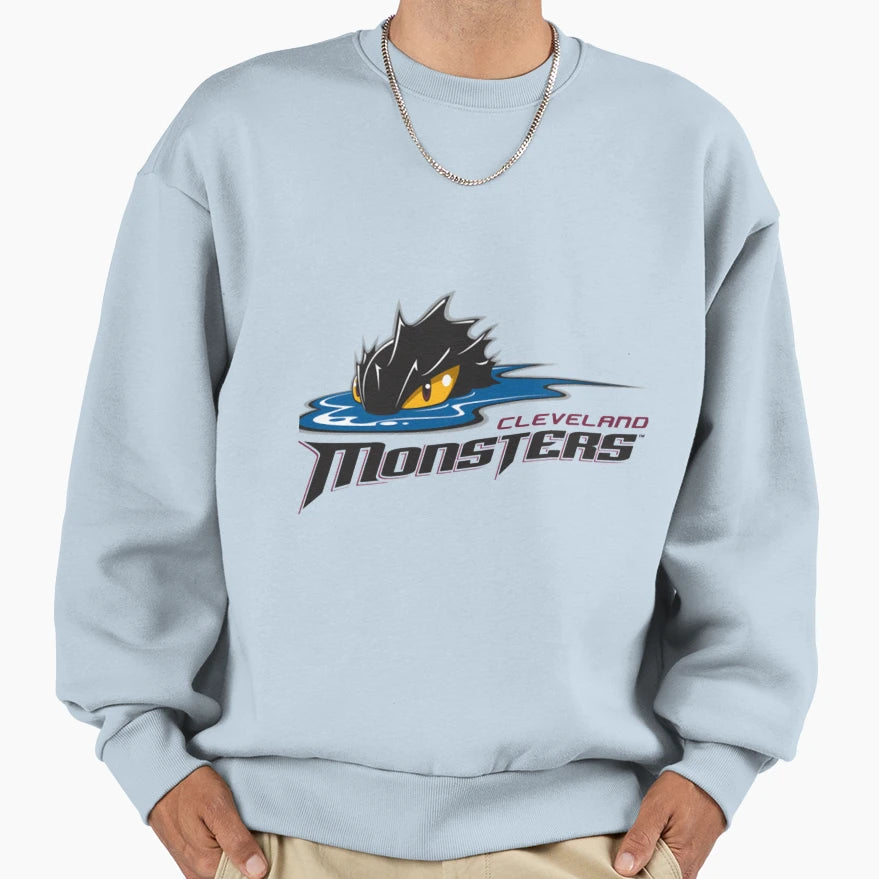 Clevelands Monsterss Hockey Sweatshirt - Custom Art Print for Adults - T-Shirt, Sweatshirt, Hoodie