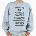 I Went To Garfield Fan Con Cleveland Sweatshirt - Streetwear Style Unisex - T-Shirt, Sweatshirt, Hoodie
