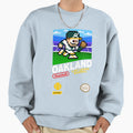 Oakland 8 Bit Videogame Cart Sweatshirt - Trendy Graphic for Adults - T-Shirt, Sweatshirt, Hoodie