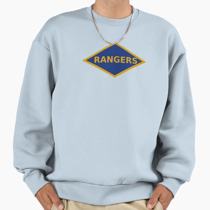Ww2 Ranger Patch Sweatshirt - Custom Art Print for Adults - T-Shirt, Sweatshirt, Hoodie