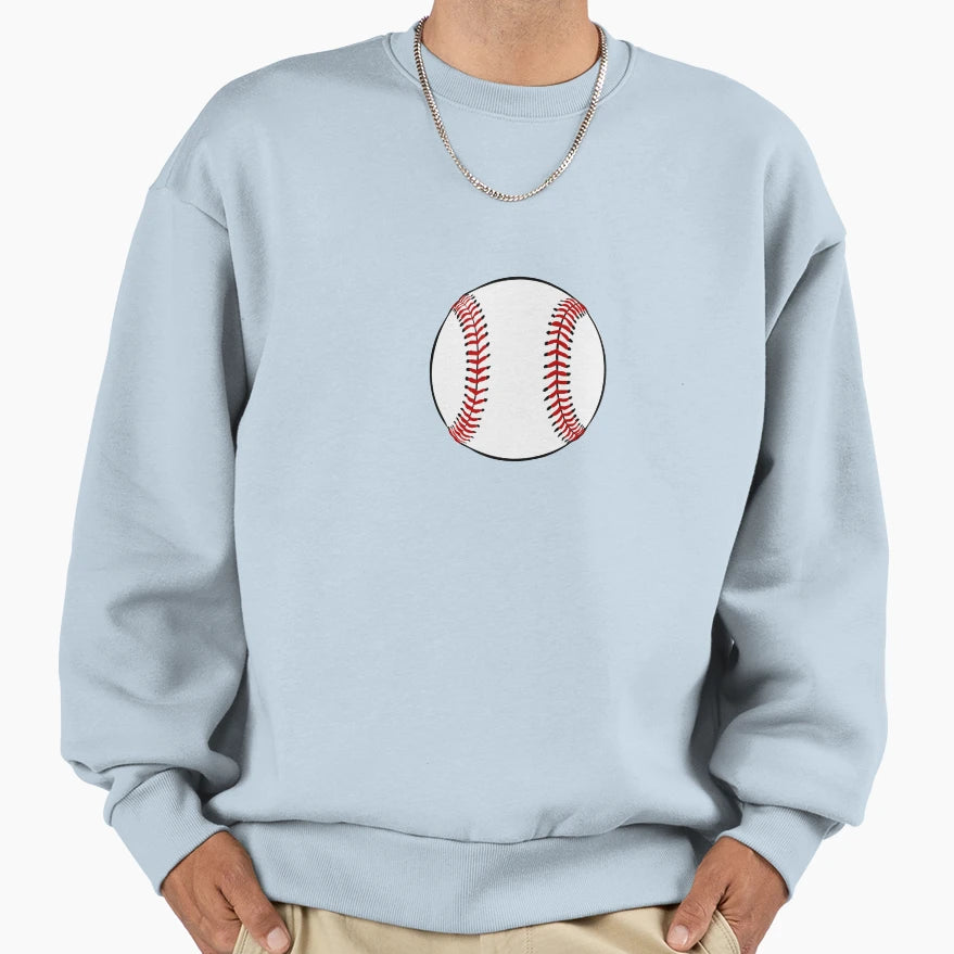 Just Baseball Sweatshirt - Trendy Graphic Unisex - T-Shirt, Sweatshirt, Hoodie