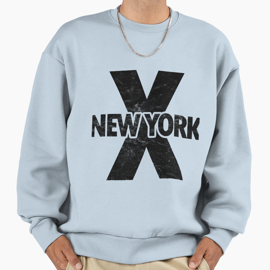 New York X Sweatshirt - Graphic Print Men Women - T-Shirt, Sweatshirt, Hoodie