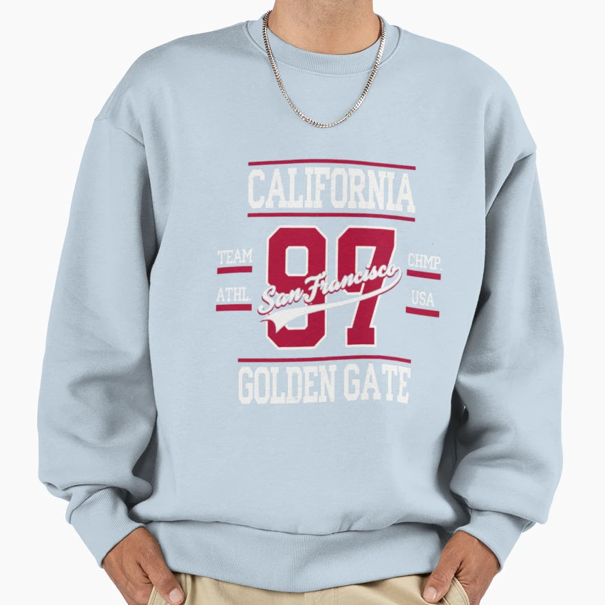 California San Francisco Sweatshirt - Fun Novelty Design for Adults - T-Shirt, Sweatshirt, Hoodie