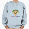 Baseball Americas Pastime Sweatshirt - Custom Art Print Unisex - T-Shirt, Sweatshirt, Hoodie