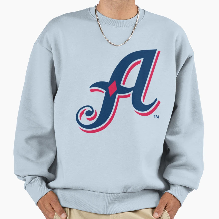 Reno Aces Logo Asheville Sweatshirt - Casual Everyday Wear Men Women - T-Shirt, Sweatshirt, Hoodie