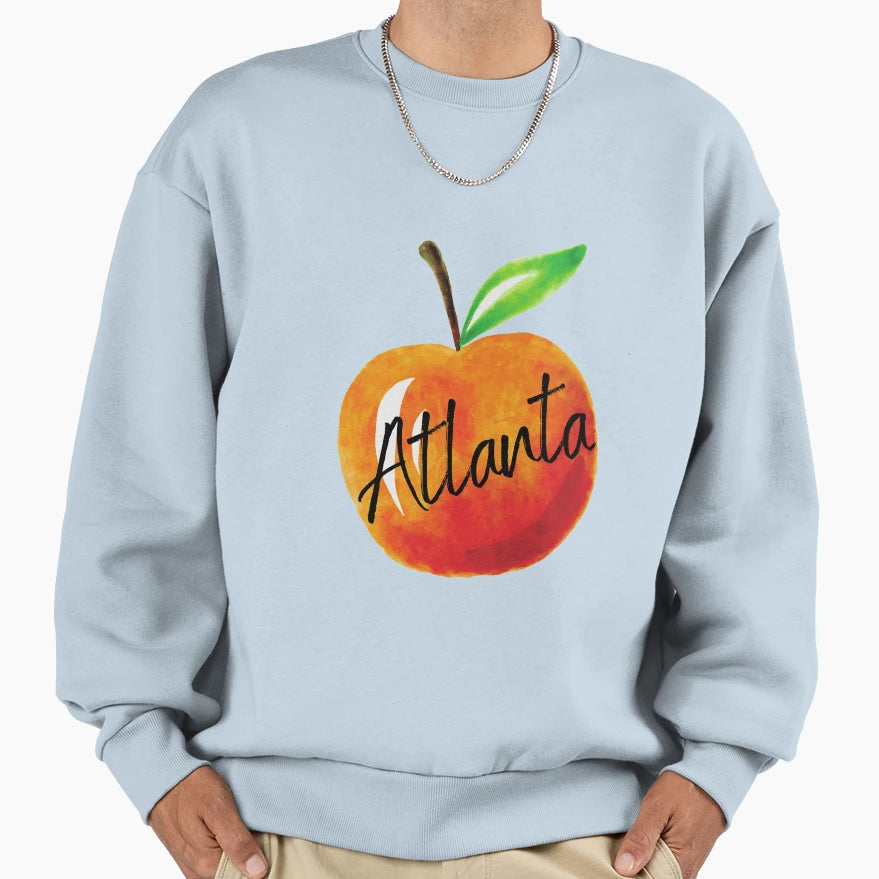 Atlanta Peach Sweatshirt - Aesthetic Graphic for Adults - T-Shirt, Sweatshirt, Hoodie