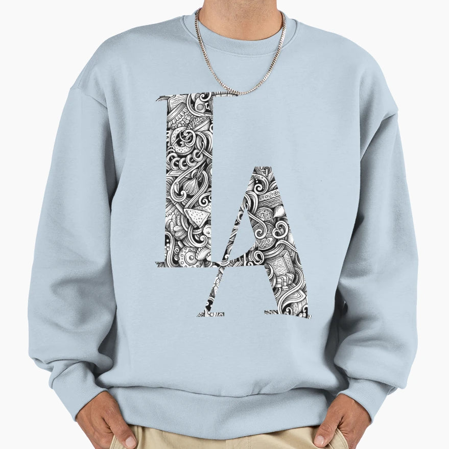 Los Angeles Graffiti Sweatshirt - Novelty Apparel Men Women - T-Shirt, Sweatshirt, Hoodie