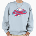 Atlanta Baseball Throwback Sweatshirt - Custom Art Print for Adults - T-Shirt, Sweatshirt, Hoodie