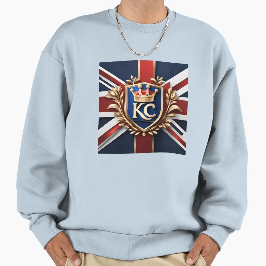 Royal Coronation Anniversary Badge Sweatshirt - Graphic Print for Adults - T-Shirt, Sweatshirt, Hoodie