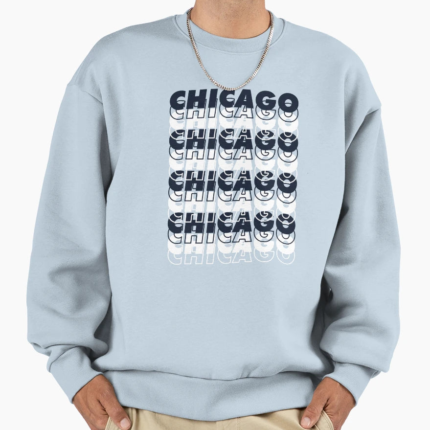 Chicago Bears Colors Sweatshirt - Trendy Graphic Men Women - T-Shirt, Sweatshirt, Hoodie