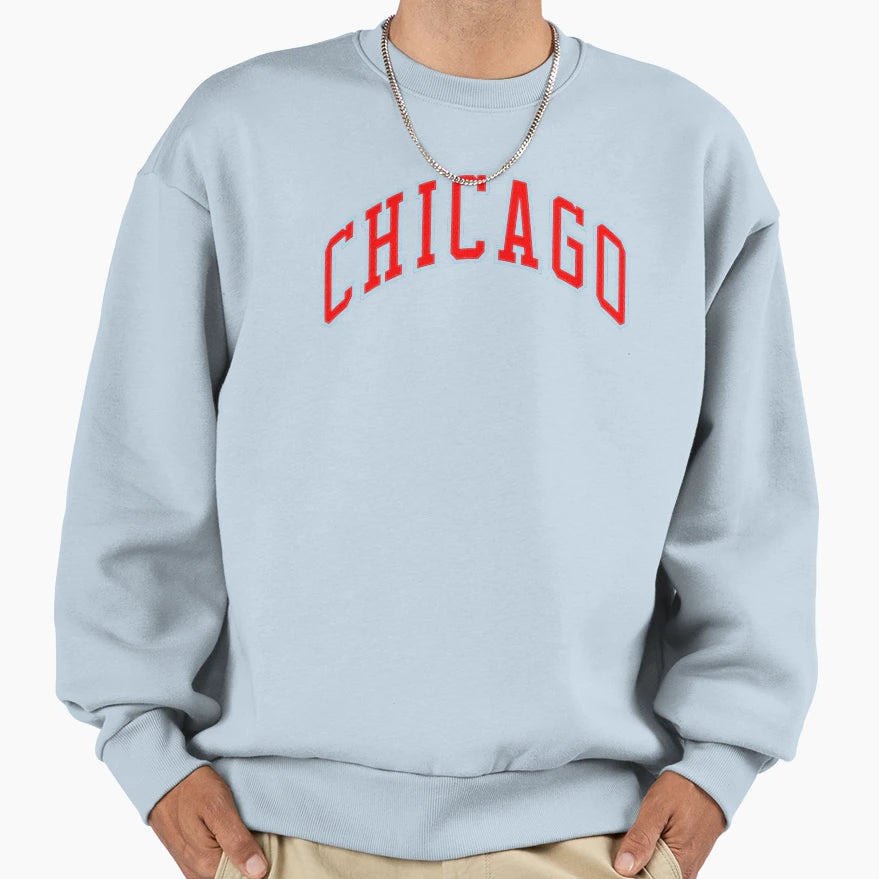 Chicago Sweatshirt - Graphic Print Men Women - T-Shirt, Sweatshirt, Hoodie