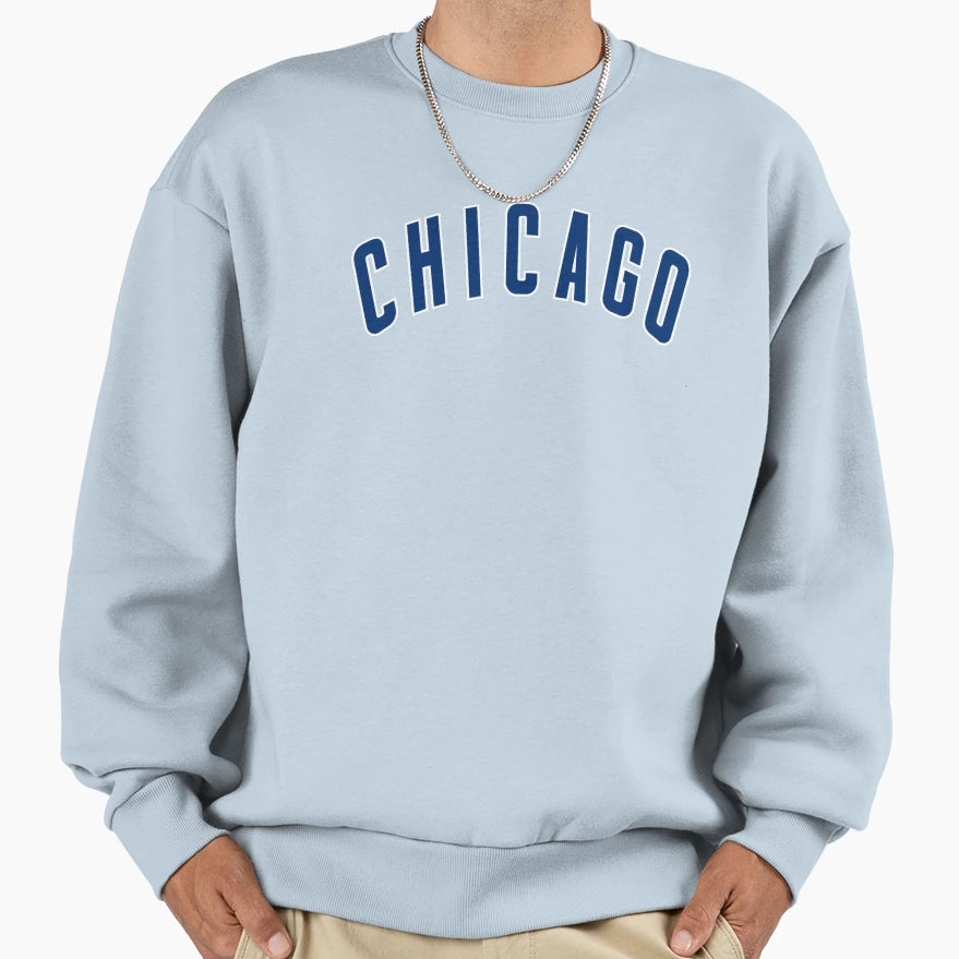 Blue White Chcg Sweatshirt - Fun Novelty Design Unisex - T-Shirt, Sweatshirt, Hoodie