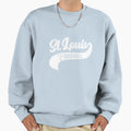 St Louis Baseball Swoosh Sweatshirt - Minimalist Print Men Women - T-Shirt, Sweatshirt, Hoodie