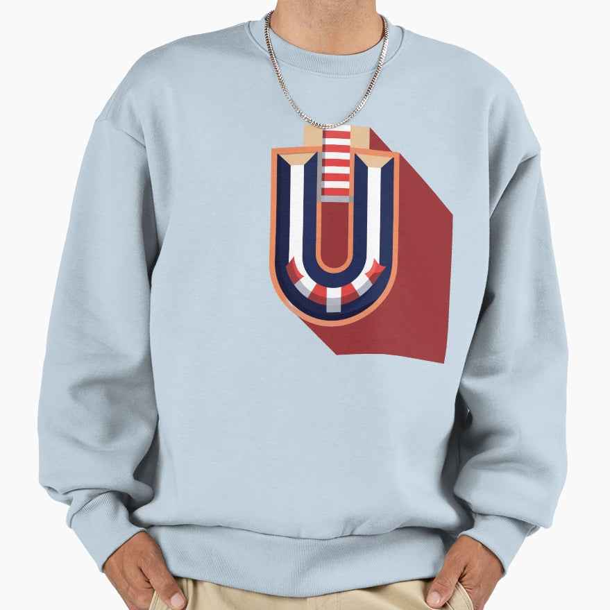 United Ultras Football Monogram U Sweatshirt - Novelty Apparel Unisex - T-Shirt, Sweatshirt, Hoodie