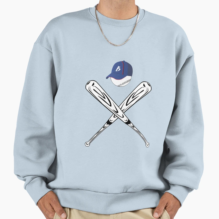 Baseball Sweatshirt - Aesthetic Graphic Unisex - T-Shirt, Sweatshirt, Hoodie