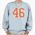 Sports Number 46 Jersey Forty Six Sweatshirt - Minimalist Print for Adults - T-Shirt, Sweatshirt, Hoodie