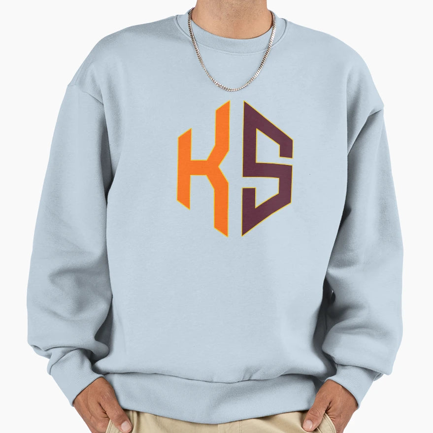 Kansas State Abbreviation Sweatshirt - Custom Art Print for Adults - T-Shirt, Sweatshirt, Hoodie