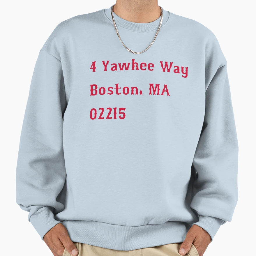 Ballpark Address Sweatshirt - Streetwear Style Unisex - T-Shirt, Sweatshirt, Hoodie