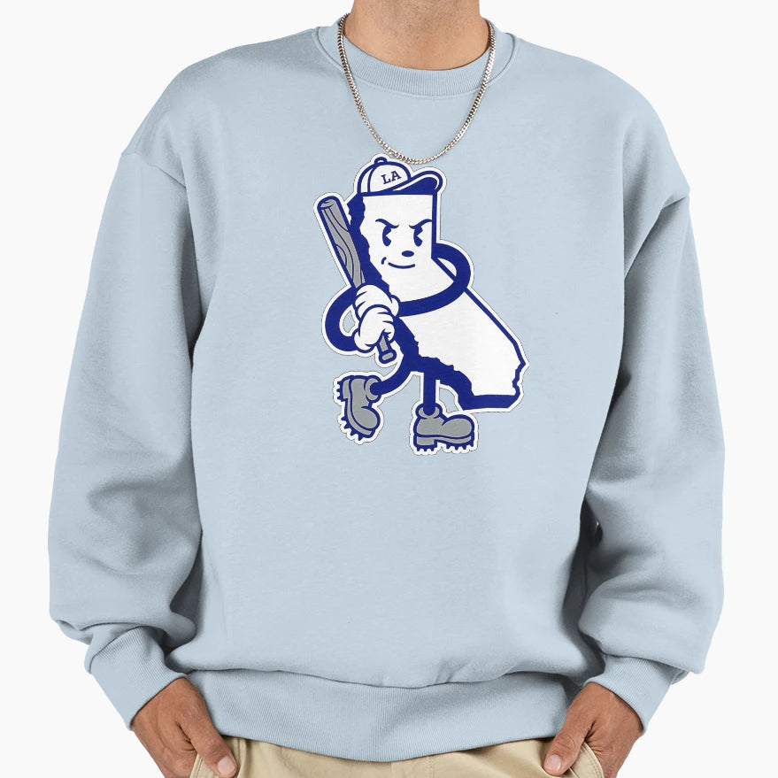 Los Angeles Baseball State Sweatshirt - Custom Art Print Men Women - T-Shirt, Sweatshirt, Hoodie