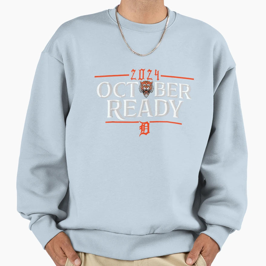 October Ready 2024 Game Day Funny Sweatshirt - Trendy Graphic for Adults - T-Shirt, Sweatshirt, Hoodie