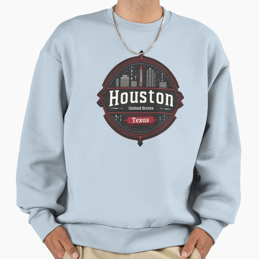 Houston Texas Sweatshirt - Streetwear Style Unisex - T-Shirt, Sweatshirt, Hoodie
