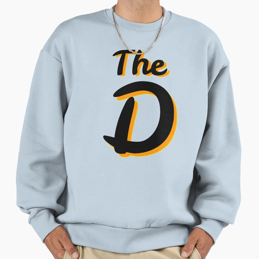 D Detroit Player Born And Raised Sweatshirt - Casual Everyday Wear Unisex - T-Shirt, Sweatshirt, Hoodie