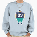 Qb Football Sweatshirt - Custom Art Print for Adults - T-Shirt, Sweatshirt, Hoodie