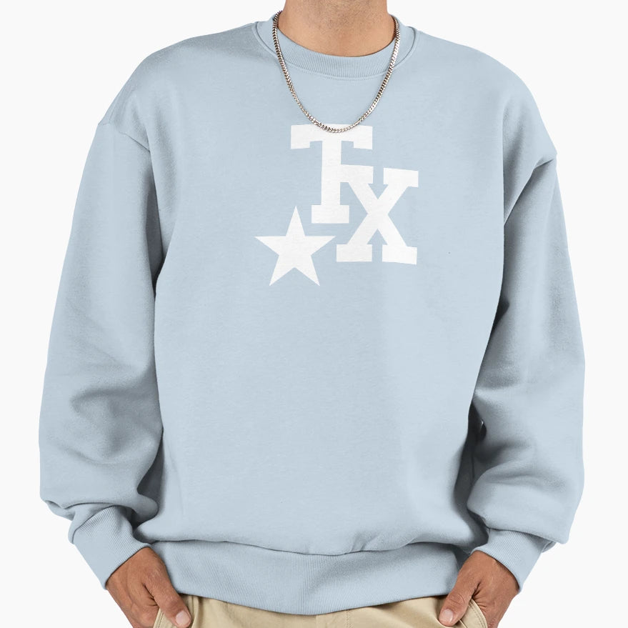 Lone Star State Tx Sweatshirt - Aesthetic Graphic for Adults - T-Shirt, Sweatshirt, Hoodie