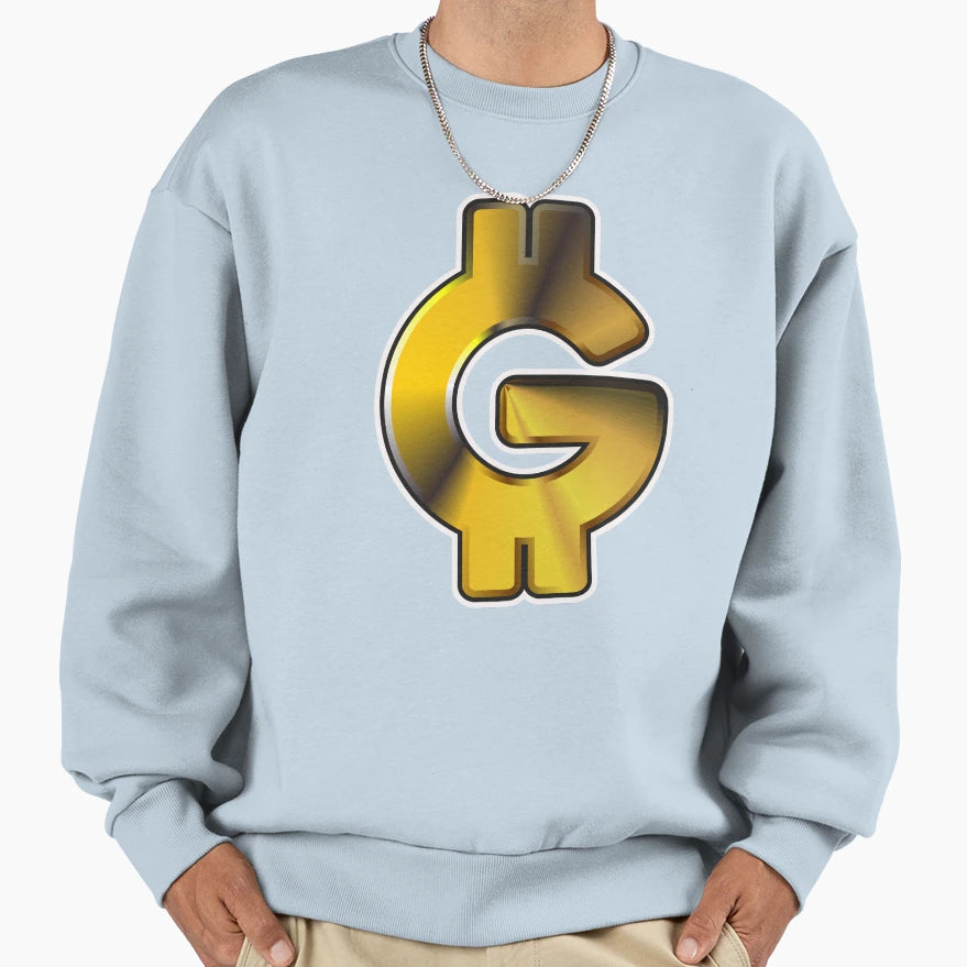 G Gold Worth Sweatshirt - Trendy Graphic for Adults - T-Shirt, Sweatshirt, Hoodie
