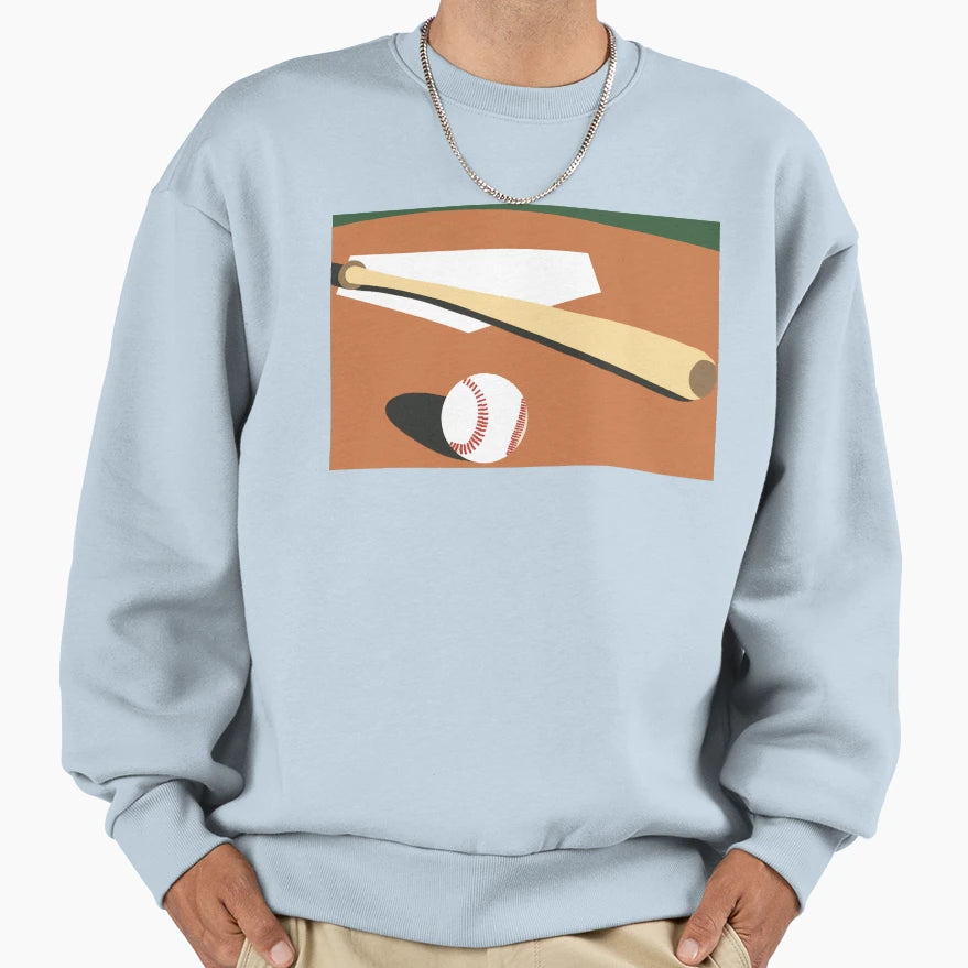 Baseball Sweatshirt - Streetwear Style Men Women - T-Shirt, Sweatshirt, Hoodie