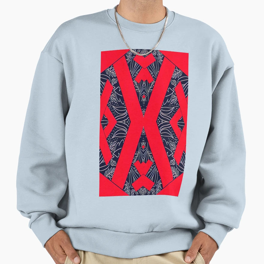 Scarlet Wave Sweatshirt - Minimalist Print Unisex - T-Shirt, Sweatshirt, Hoodie