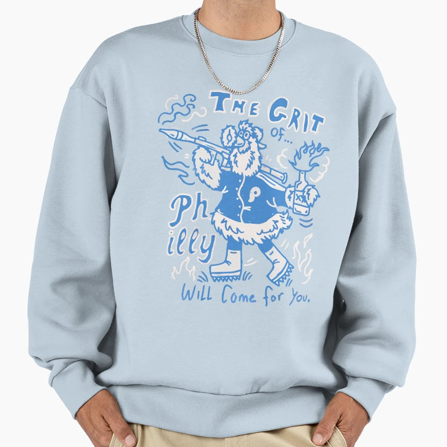 Philadelphia Phillies Phillie Sweatshirt - Aesthetic Graphic Unisex - T-Shirt, Sweatshirt, Hoodie