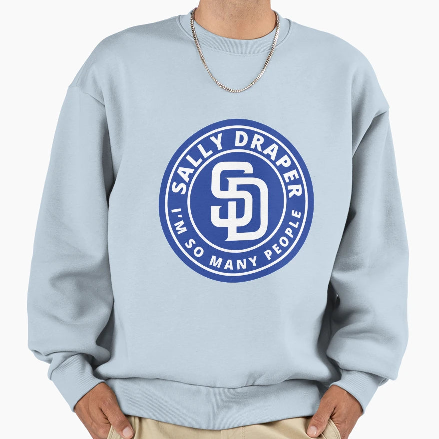 Sally Draper San Diego Sweatshirt - Aesthetic Graphic for Adults - T-Shirt, Sweatshirt, Hoodie