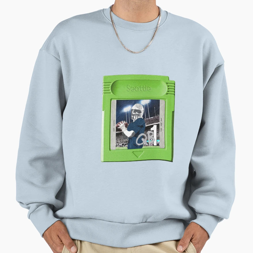 Football Seattle Sweatshirt - Aesthetic Graphic for Adults - T-Shirt, Sweatshirt, Hoodie
