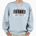 Straight Outta San Diego Sweatshirt - Aesthetic Graphic for Adults - T-Shirt, Sweatshirt, Hoodie