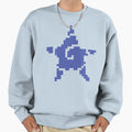 Pixel Star Character Sweatshirt - Unique Graphic Unisex - T-Shirt, Sweatshirt, Hoodie