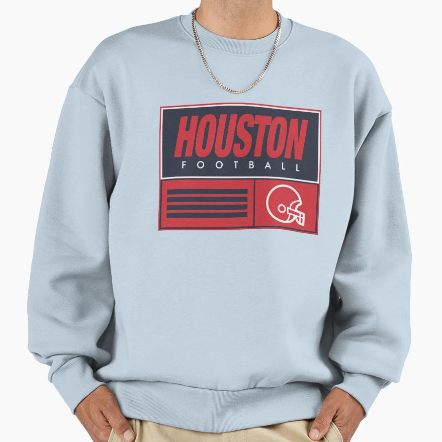 Houston Soccer Sweatshirt - Custom Art Print for Adults - T-Shirt, Sweatshirt, Hoodie